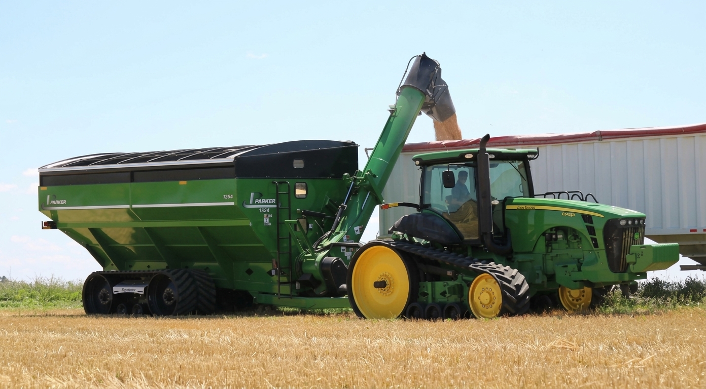 Grain Cart Loading