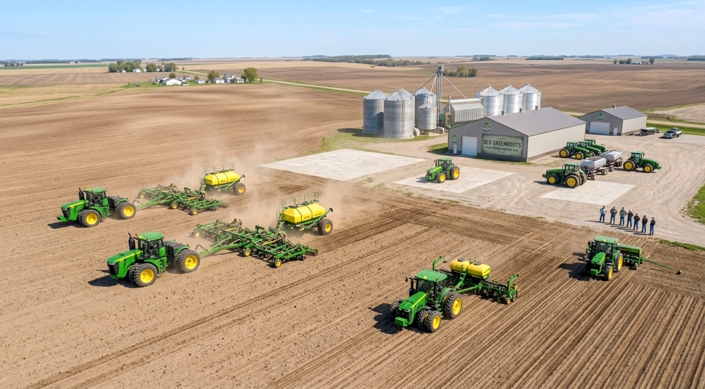 Air Seeder in Field