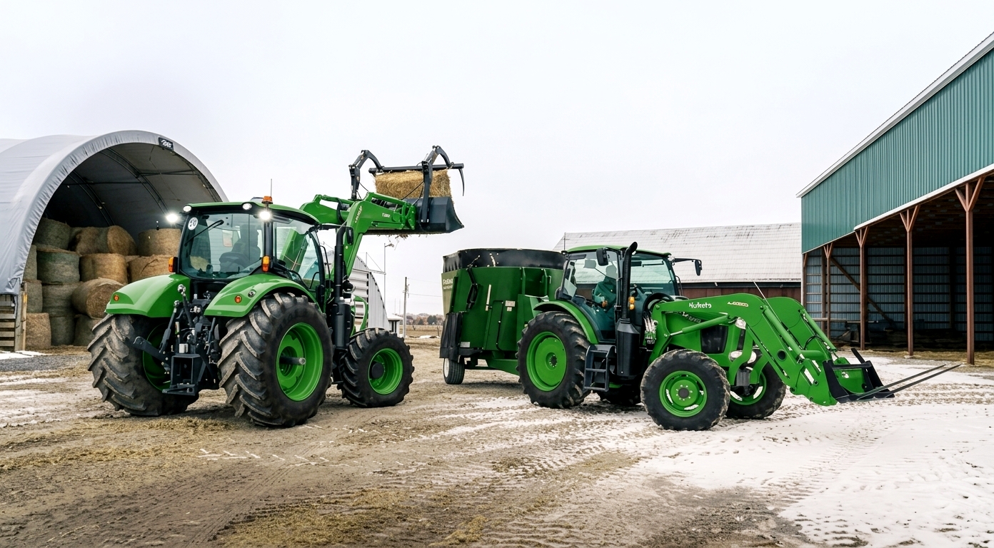 Snow Plow Tractor